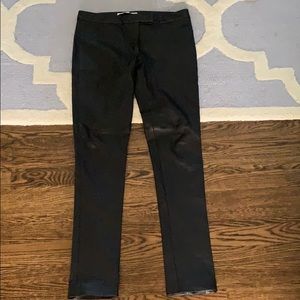 Veronica Beard leather leggings 6 black $895